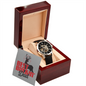 Best Buckin' Dad - Men's Openwork Watch