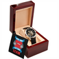 Dad Bod Lifting Team - Men's Openwork Watch