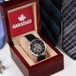 Canada Dad - Men's Openwork Watch