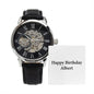 Happy Birthday Albert - Men's Openwork Watch