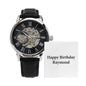 Happy Birthday Raymond - Men's Openwork Watch