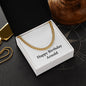 Happy Birthday Arnold - 14k Gold Finished Cuban Link Chain