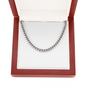 Cuban Link Chain With Mahogany Style Luxury Box