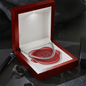 Celebrating 10 Years Anniversary - Cuban Link Chain With Mahogany Style Luxury Box