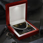 Merry Christmas v03 - Cuban Link Chain With Mahogany Style Luxury Box