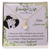 019 To My Beautiful Wife, Happy Anniversary - 18K Yellow Gold Finish Alluring Beauty Necklace