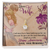 018 Dear Wife, Happy Anniversary - 18K Yellow Gold Finish Alluring Beauty Necklace