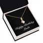 Happy Birthday Linda v2 - 18K Yellow Gold Finish Alluring Beauty Necklace