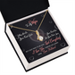 017 To My Wife - 18K Yellow Gold Finish Alluring Beauty Necklace