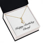 Happy Birthday Cheryl - 18K Yellow Gold Finish Alluring Beauty Necklace