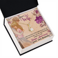018 Dear Wife, Happy Anniversary - 18K Yellow Gold Finish Alluring Beauty Necklace