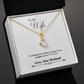 006 To My Wife - 18K Yellow Gold Finish Alluring Beauty Necklace