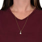 014 To My Wife - 18K Yellow Gold Finish Alluring Beauty Necklace