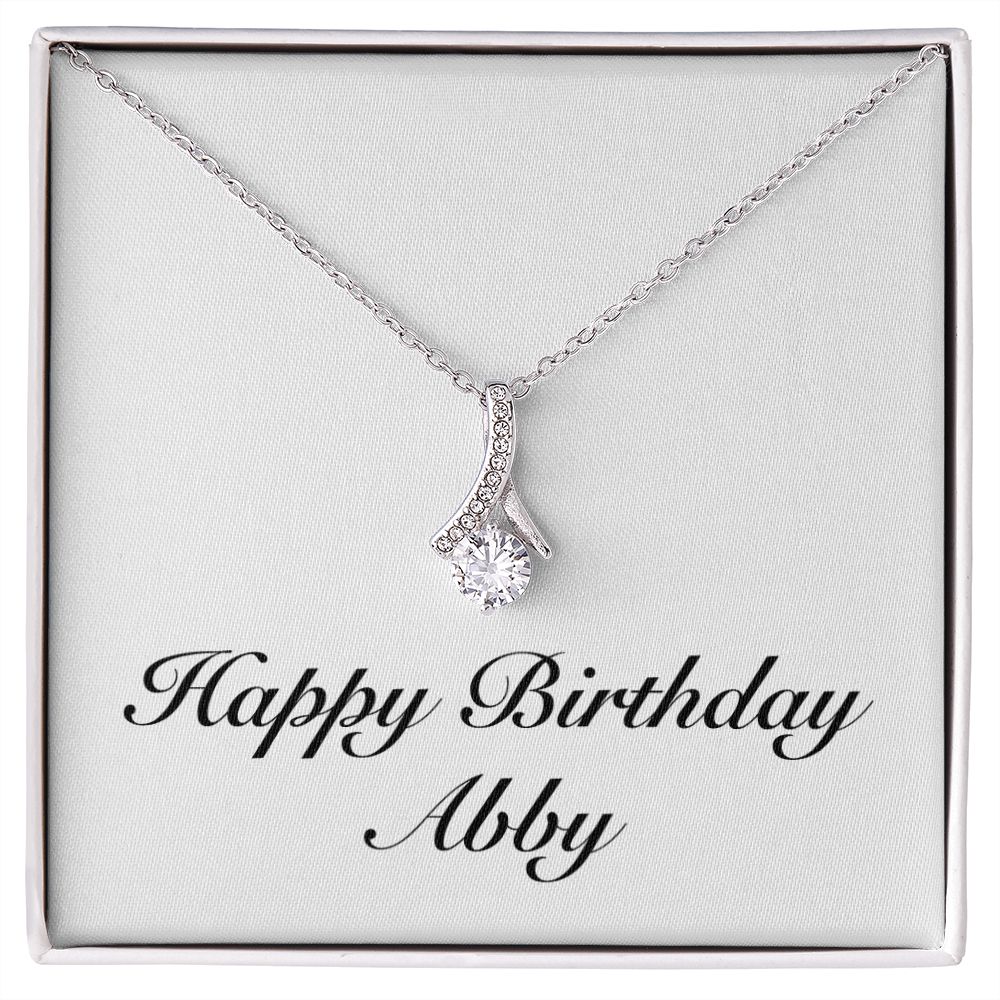 Happy Birthday Abby - Alluring Beauty Necklace