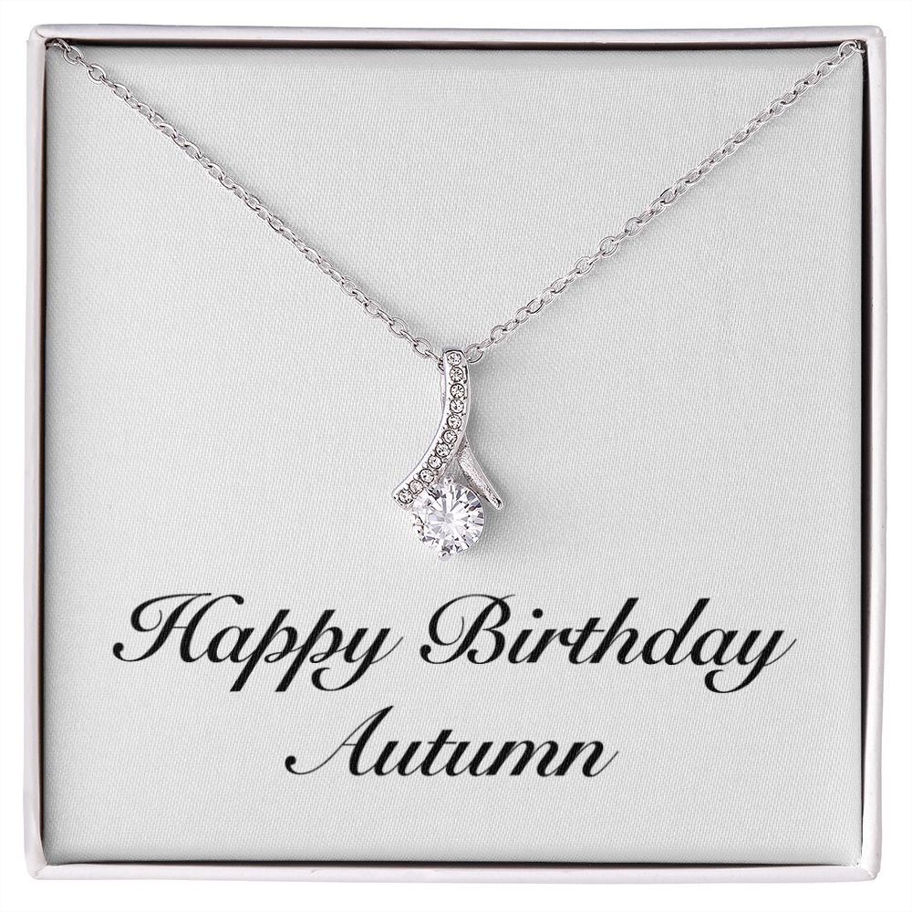 Happy Birthday Autumn - Alluring Beauty Necklace