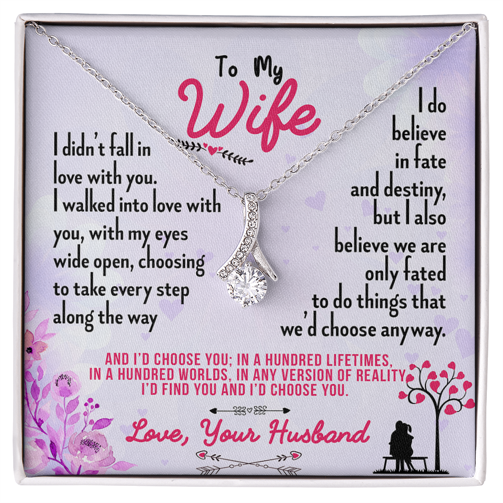 016 To My Wife - Alluring Beauty Necklace