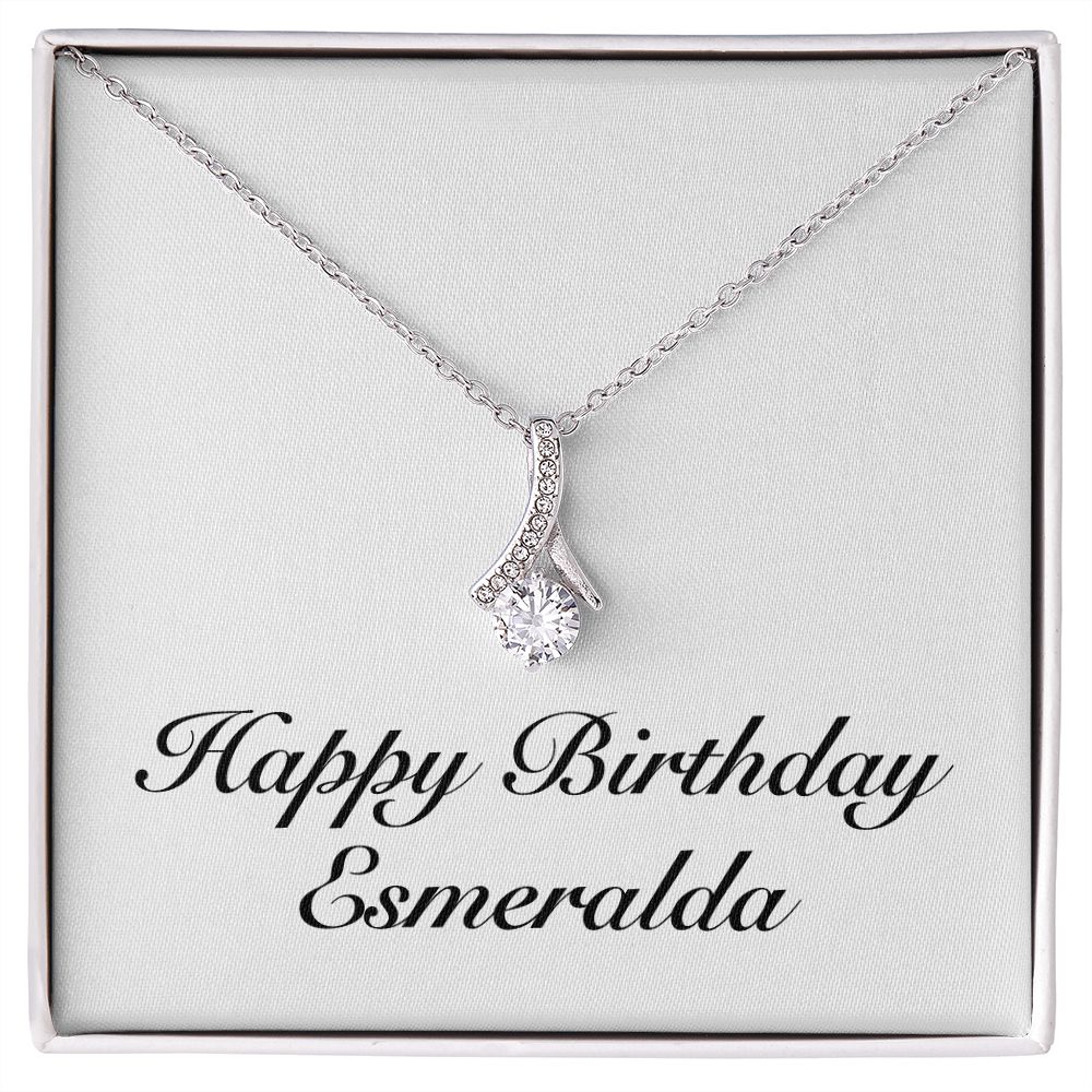 Happy Birthday Esmeralda - Alluring Beauty Necklace