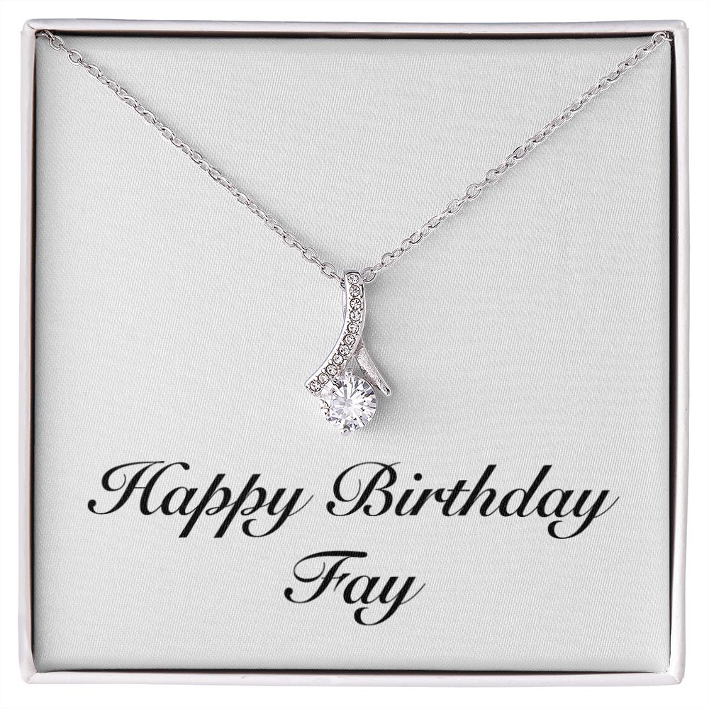 Happy Birthday Fay - Alluring Beauty Necklace