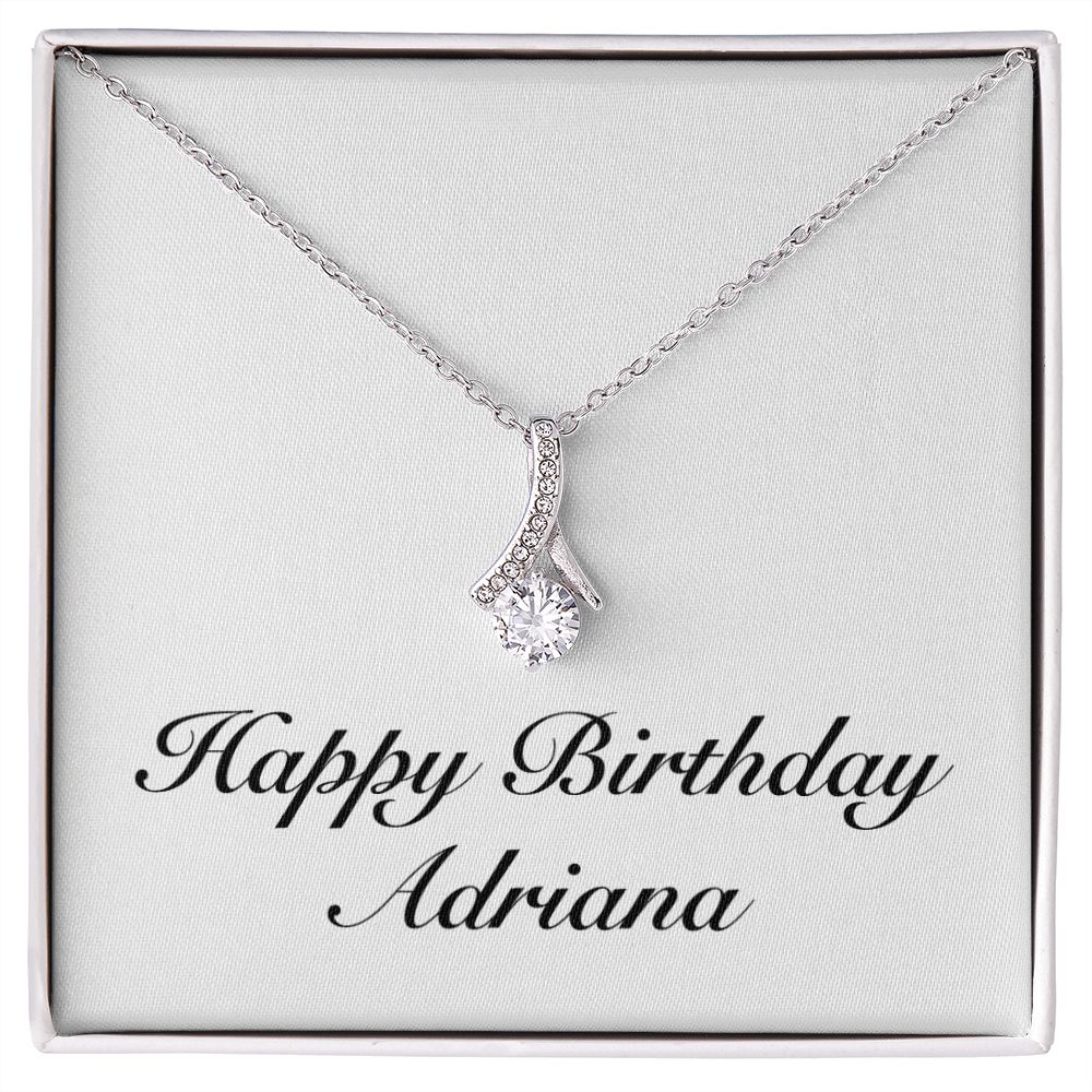 Happy Birthday Adriana - Alluring Beauty Necklace