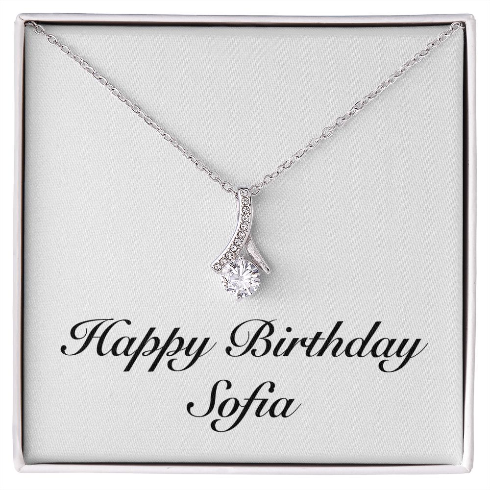 Happy Birthday Sofia - Alluring Beauty Necklace