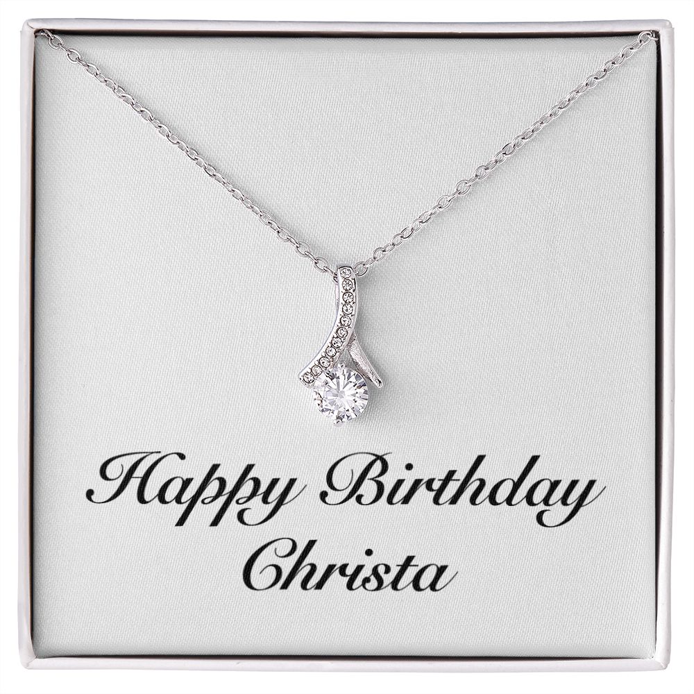 Happy Birthday Christa - Alluring Beauty Necklace