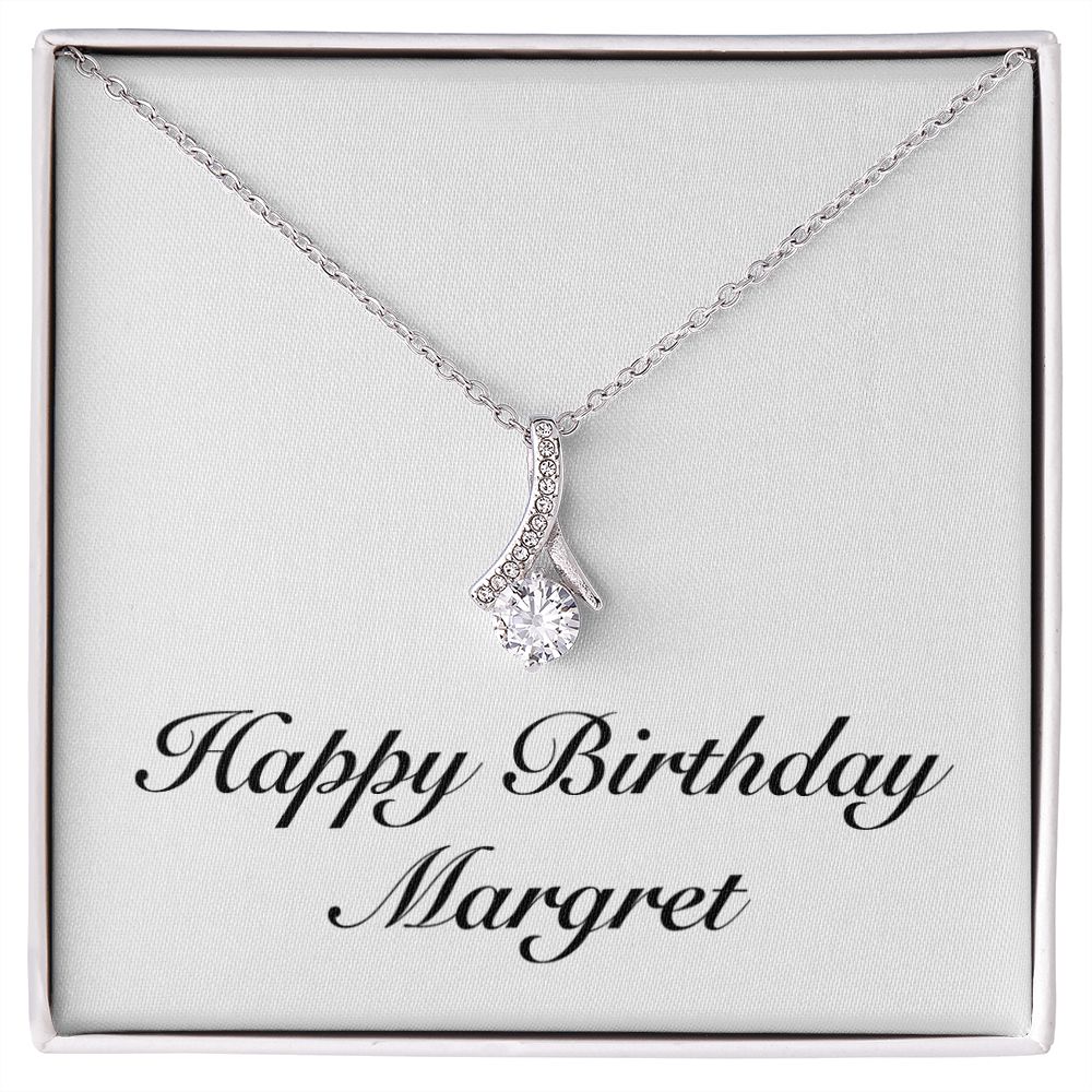 Happy Birthday Margret - Alluring Beauty Necklace