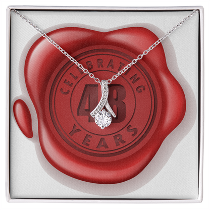 Celebrating 48 Years Anniversary - Alluring Beauty Necklace