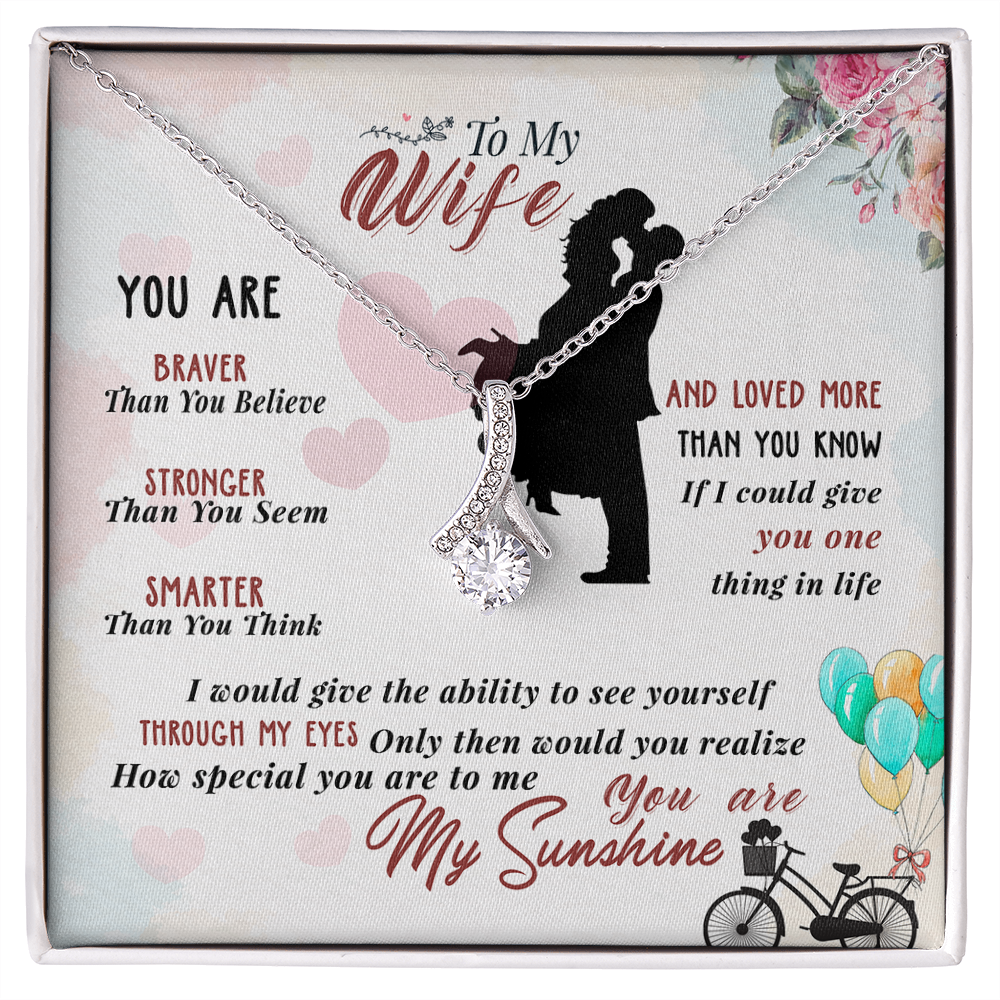 014 To My Wife - Alluring Beauty Necklace