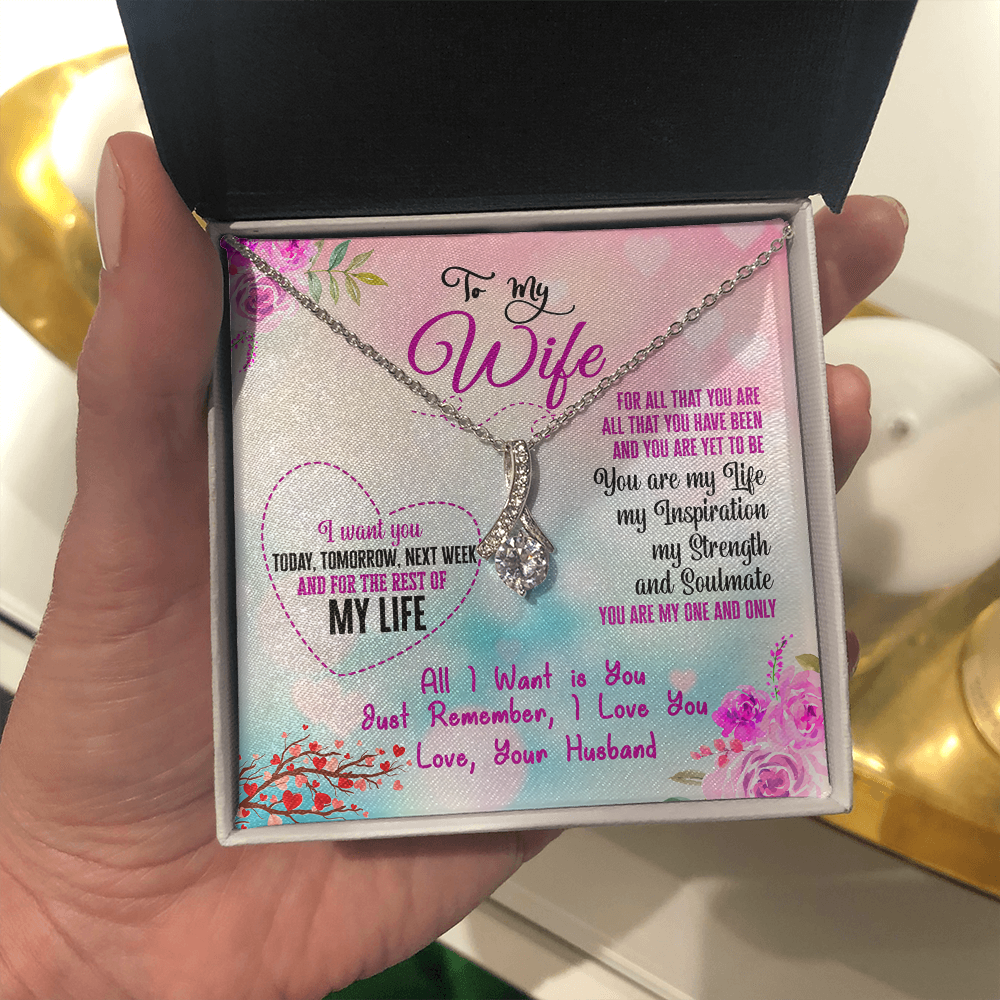 015 To My Wife - Alluring Beauty Necklace