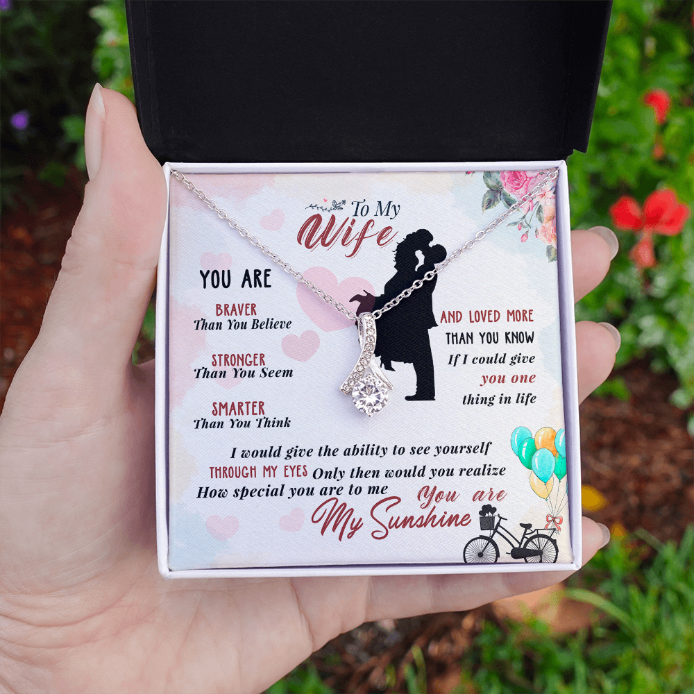 014 To My Wife - Alluring Beauty Necklace