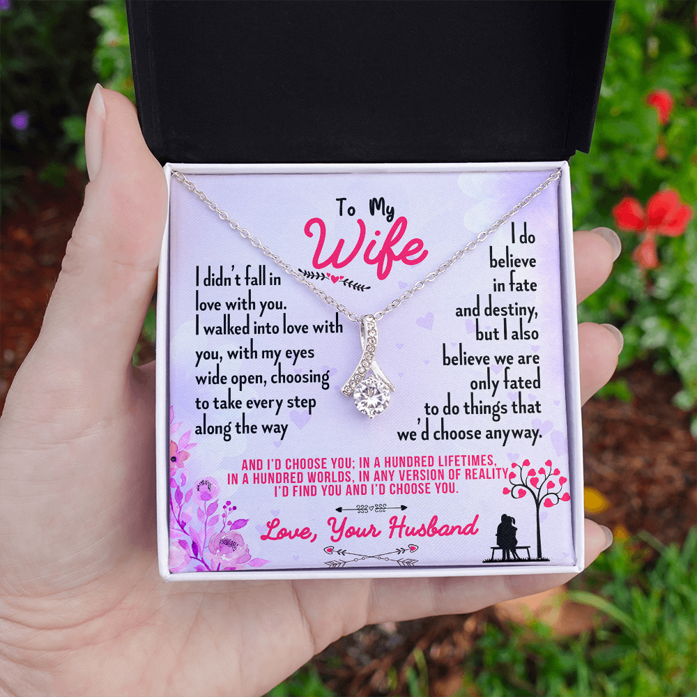 016 To My Wife - Alluring Beauty Necklace