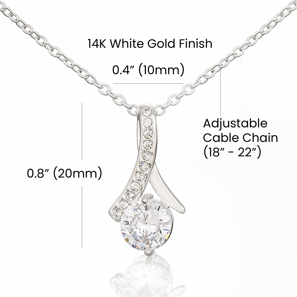 012 To My Lovely Wife - Alluring Beauty Necklace
