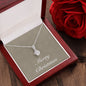 Merry Christmas v10 - Alluring Beauty Necklace With Mahogany Style Luxury Box