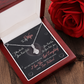 017 To My Wife - Alluring Beauty Necklace With Mahogany Style Luxury Box