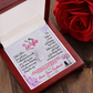 016 To My Wife - Alluring Beauty Necklace With Mahogany Style Luxury Box