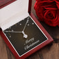 Merry Christmas v06 - Alluring Beauty Necklace With Mahogany Style Luxury Box