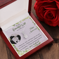 019 To My Beautiful Wife, Happy Anniversary - Alluring Beauty Necklace With Mahogany Style Luxury Box