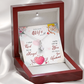 012 To My Lovely Wife - Alluring Beauty Necklace With Mahogany Style Luxury Box