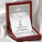 006 To My Wife - Alluring Beauty Necklace With Mahogany Style Luxury Box