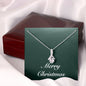 Merry Christmas v09 - Alluring Beauty Necklace With Mahogany Style Luxury Box