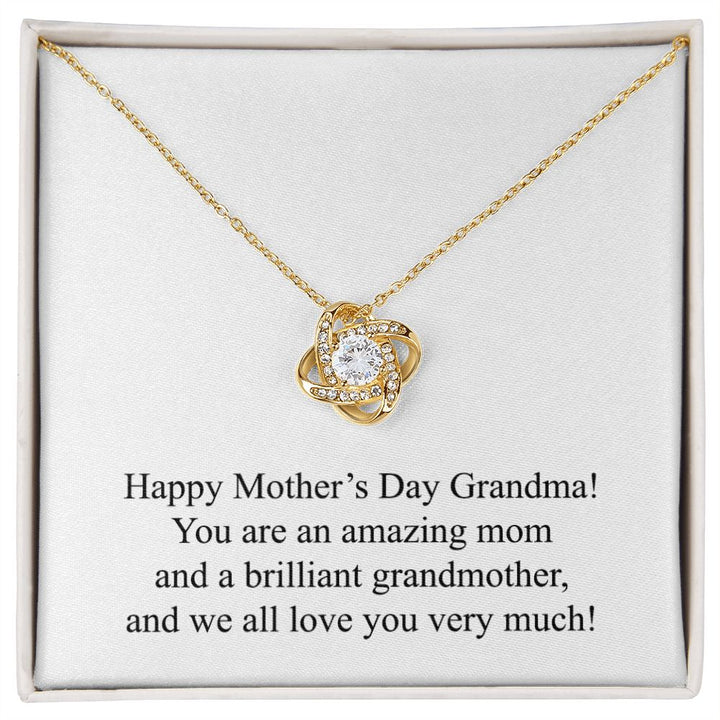 Happy Mother's Day (For Grandma) 003 18K Yellow Gold Finish Love