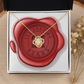 Celebrating 21 Years Anniversary - 18K Yellow Gold Finish Love Knot Necklace