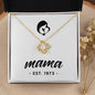 Mama, Est. 1973 - 18K Yellow Gold Finish Love Knot Necklace
