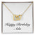 Happy Birthday Ada - 18K Yellow Gold Finish Interlocking Hearts Necklace