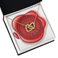 Celebrating 18 Years Anniversary - 18K Yellow Gold Finish Interlocking Hearts Necklace