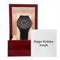 Happy Birthday Joseph - Wooden Watch