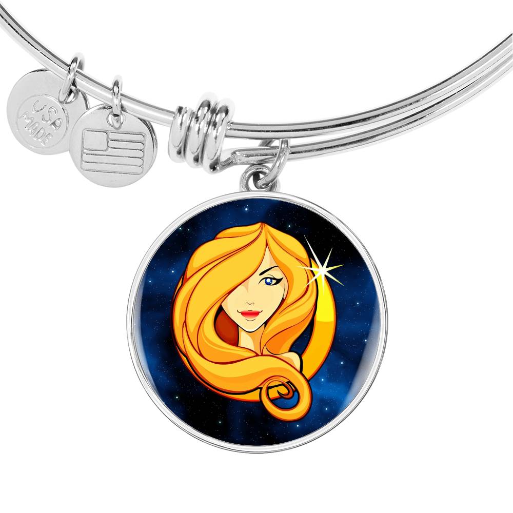 Zodiac Sign Virgo - Bangle Bracelet