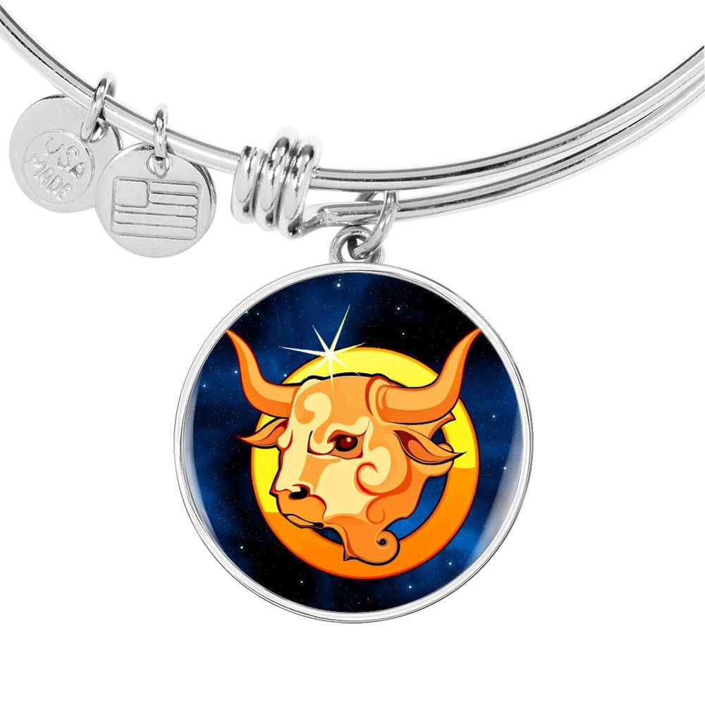 Zodiac Sign Taurus - Bangle Bracelet