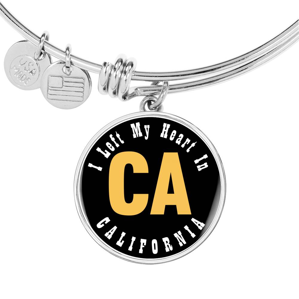 Heart In California - Bangle Bracelet