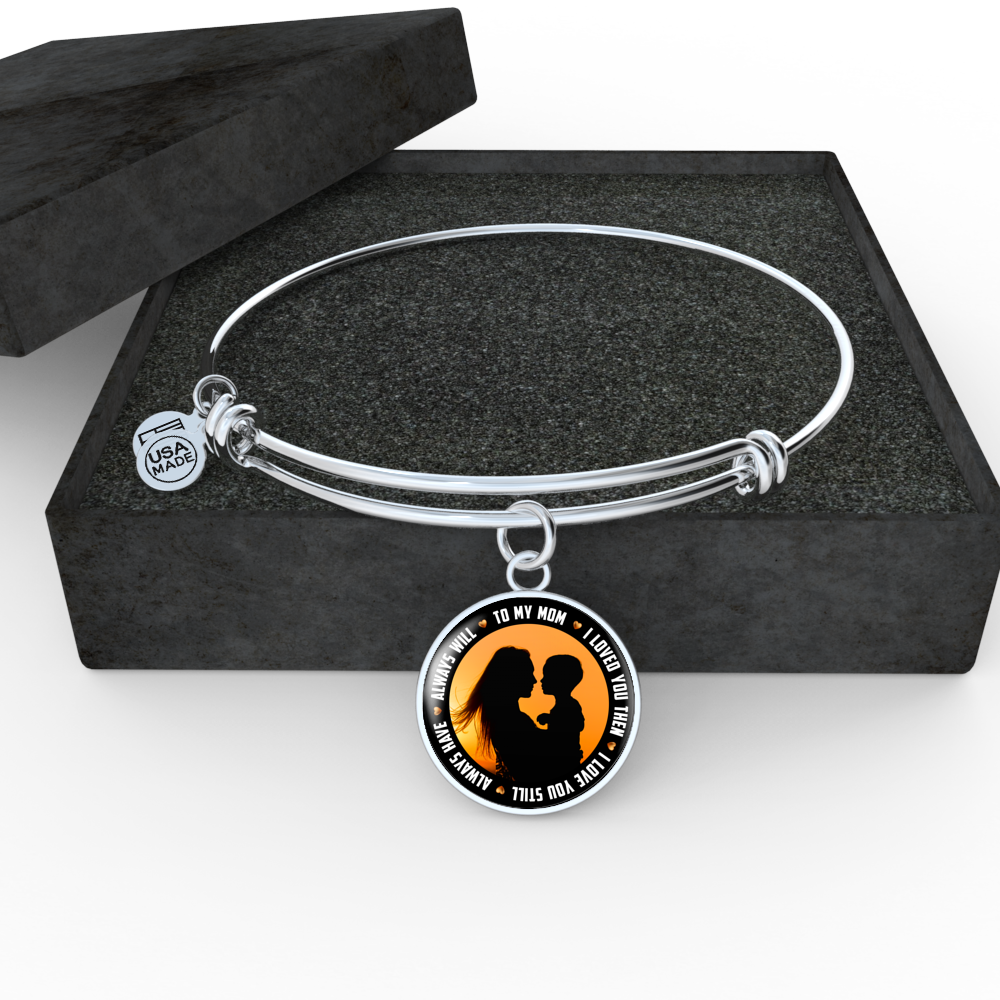 To My Mom v2 - Bangle Bracelet